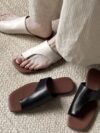 Bow Slip-On Slide Sandals