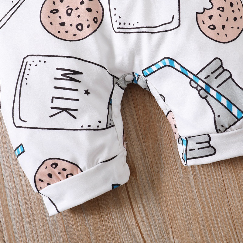 Children's Bottle Print Short Sleeve Romper - Image 2