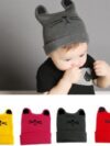 Newborn Baby Knitting Cartoon Ear Beanie Hat