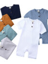 Baby Pit Striped Crawling Clothes