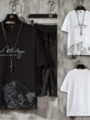 Set Loose Short Sleeve Shirt and Shorts