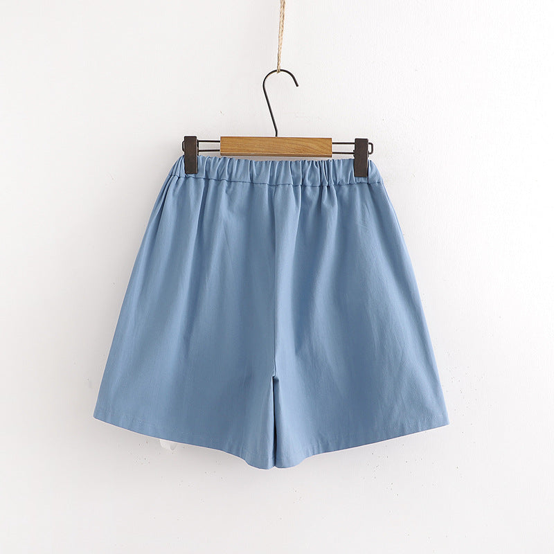 Short-sleeved T-shirt Girls Sports And Leisure Shorts - Image 3