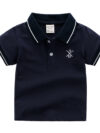 Pure Color Trendy Fan Lapel Casual Short Sleeves