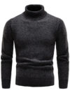 Turtleneck Sweater Slim Fit Pullover Long-sleeved Knitted Top