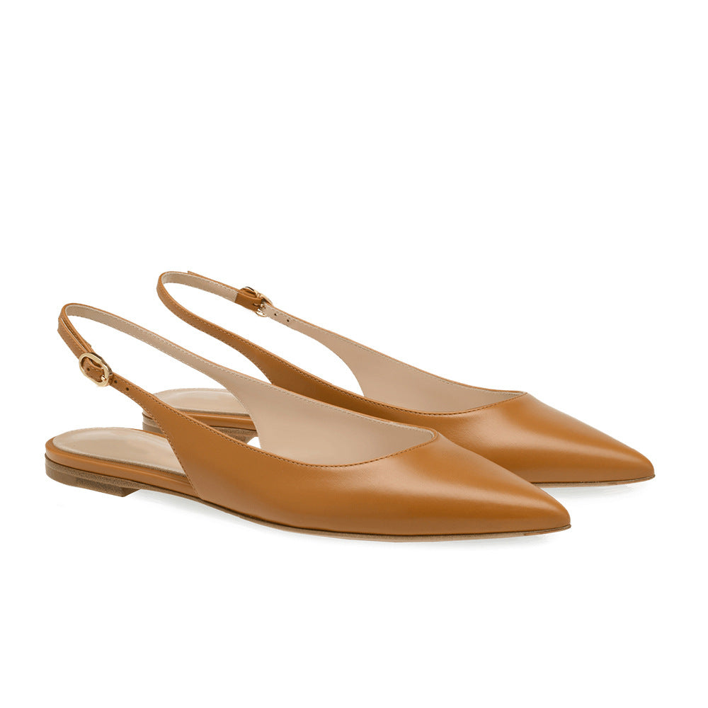 Pointed Flat Bottom Stylish Casual Shoes - Image 10