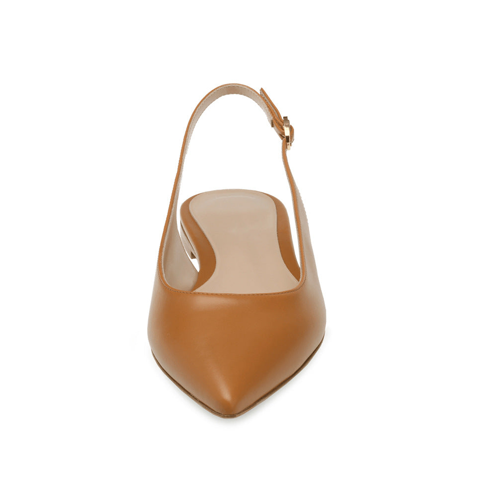 Pointed Flat Bottom Stylish Casual Shoes - Image 3