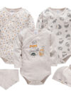 Cartoon long sleeve newborn baby boy BODYSUIT