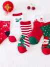 Mid-Calf Christmas Socks For Kids