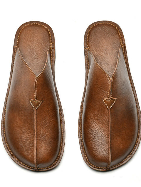 Retro Easy Matching Lazy Flat Beach Slippers