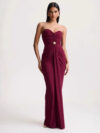 Stylish Figure-hugging Backless Maxi Dress