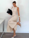 Zherah Elegant simple flattering Dress