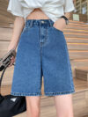 Loose Wide-leg Retro High-waisted Slimming Straight-cut Riding Pants