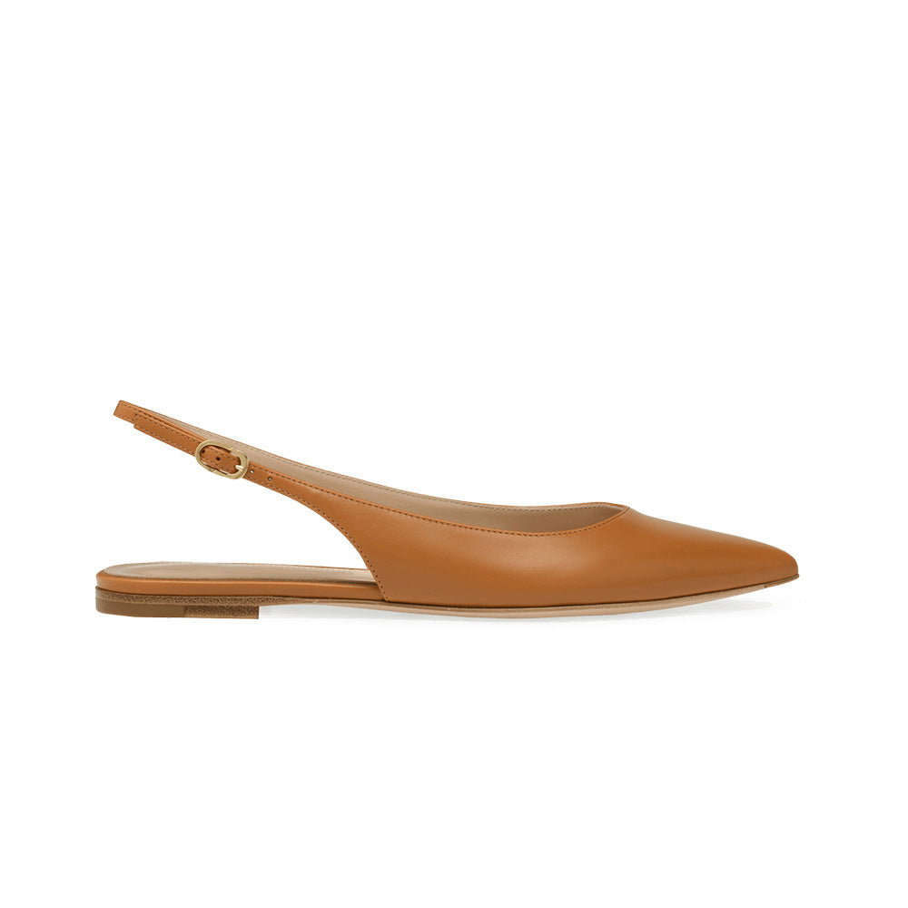 Pointed Flat Bottom Stylish Casual Shoes - Image 5