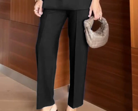 Long-Sleeve Business Office Suit Set - Image 4