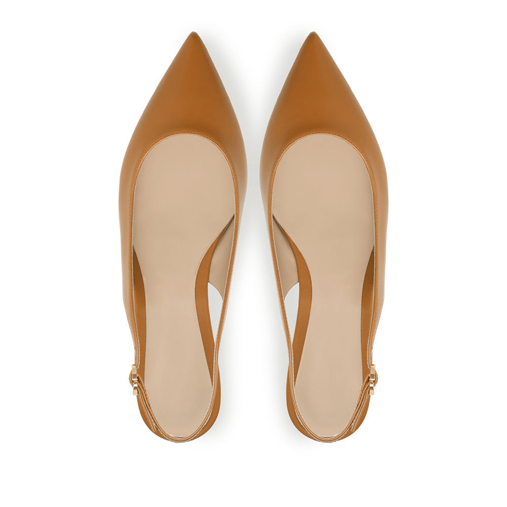 Pointed Flat Bottom Stylish Casual Shoes - Image 6