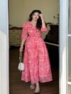 High-Waist Holiday Dress