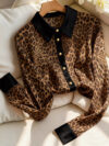 Leopard-Print Loose Shirt