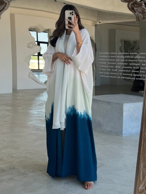 Muslim Clothing Coat Tie-dyed Cloak