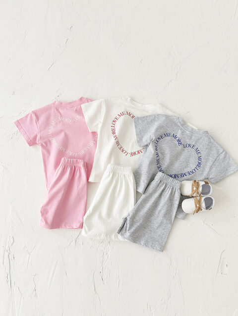 Short Sleeve Baby Clothing Two-piece Set