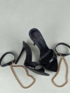 Open Toe Roman Chain Stiletto Heel Sandal