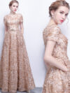 Slim Fitting Short Sleeved Dress