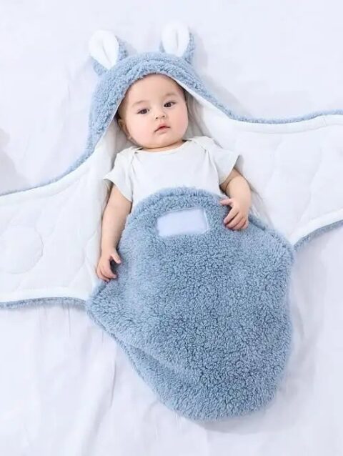 Fluffy Fleece Newborn Swaddle Blanket