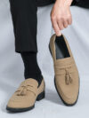 Slip-on Casual Tassel Loafers For Laid-back Style