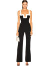 High waist wide leg pants jumpsuit