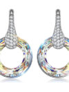 Creative Color Zircon Earrings