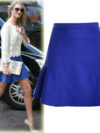 High waist stitching fishtail mini chiffon bust skirt