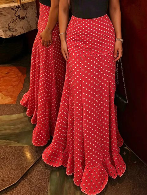 Slim-Fit Elegant Mermaid Skirt