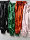 Slippery Surface Jogging Trousers