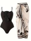 Swimwear Set black and white