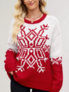 Large Snowflake Casual Sweater