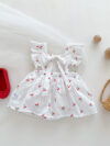 Summer Onesie Princess Rompers Cherry Dress
