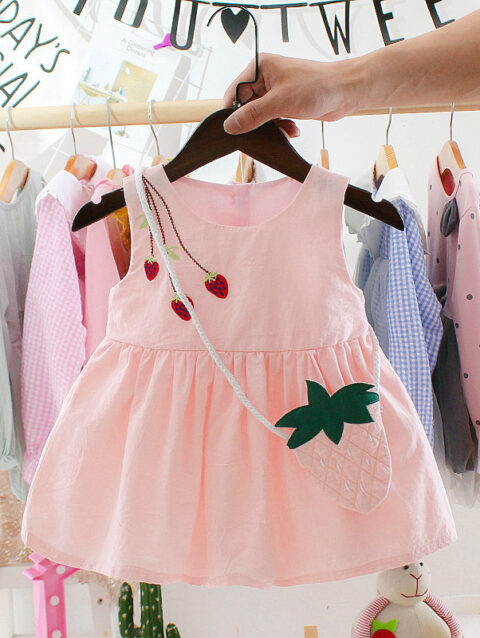 Baby Girl Summer Dress 1-3 Years Old Suspender Baby Skirt Girl Dress