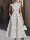 Sleeveless Long Casual Dress