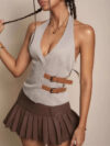 Stylish Minimalist Slim Fit Vest For Women