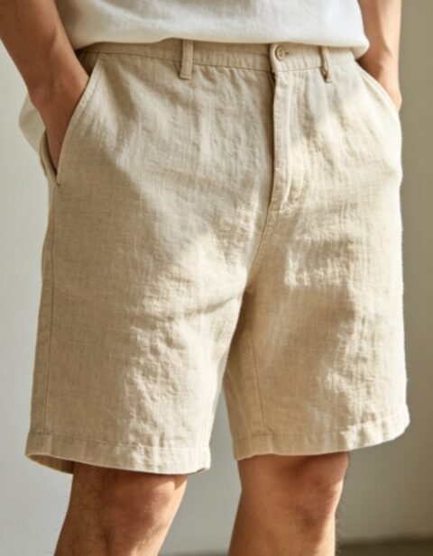 Breathable Single-color Polyester Shorts