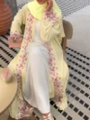 Flower Lace Cardigan Abayas